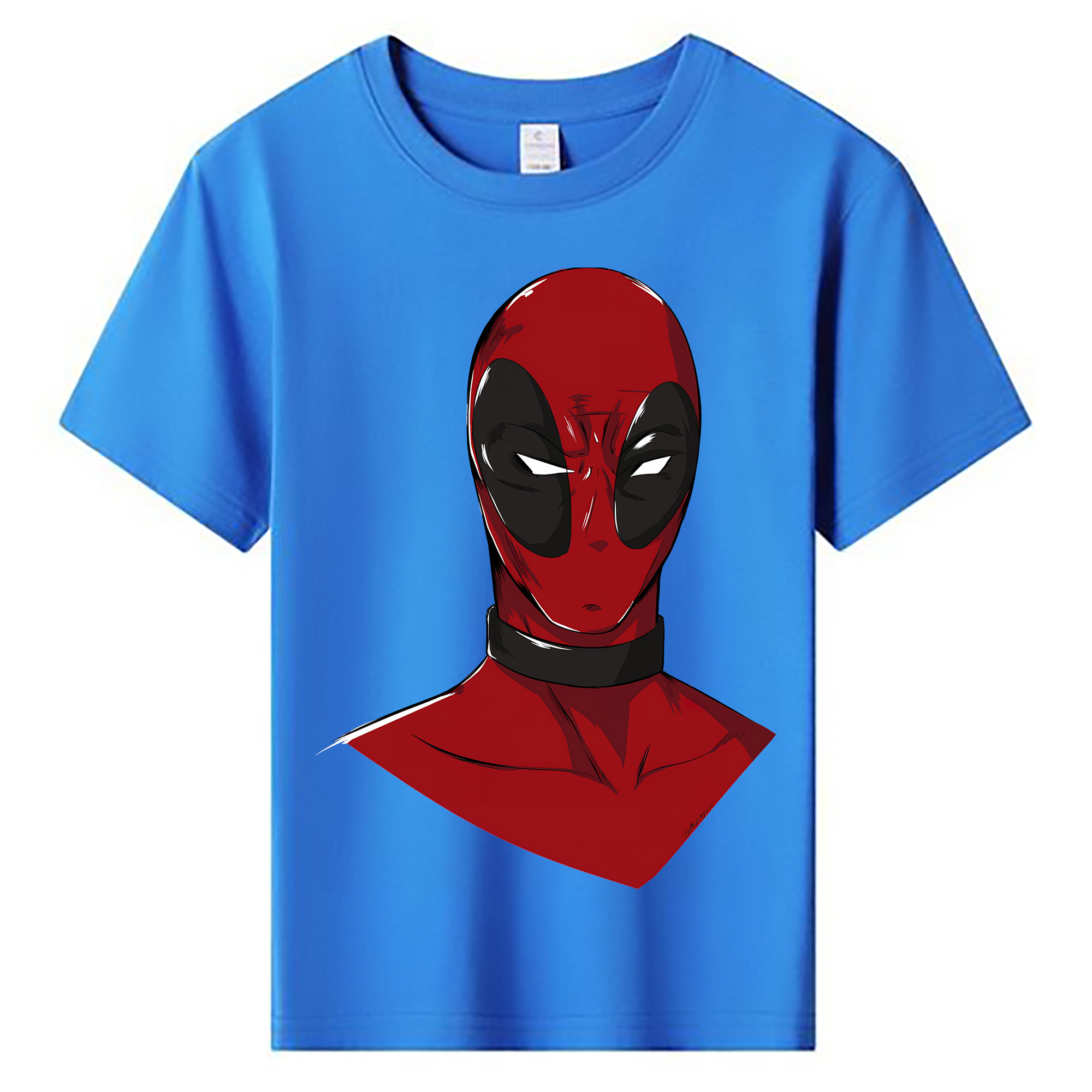 （画像用） Deadpool デッドプール 綿100％キッズTシャツ（フロントプリント）